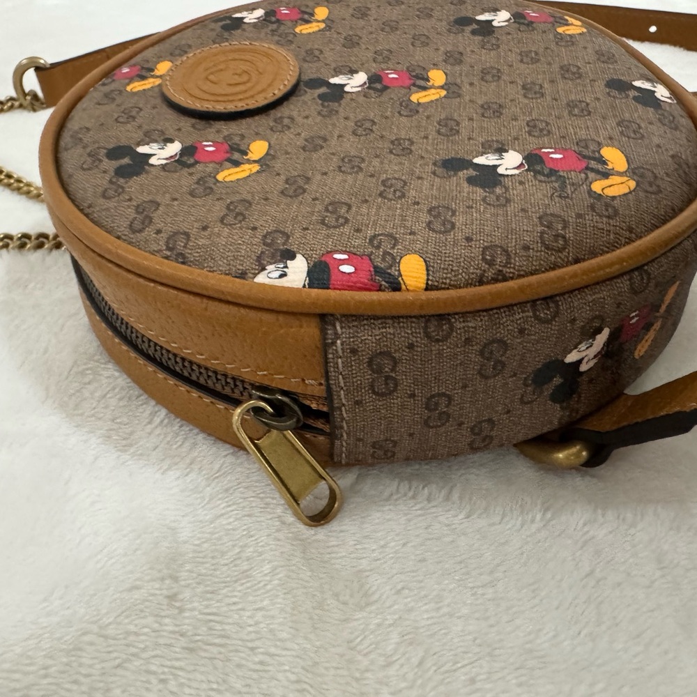 Gucci Brown Mickey Mouse Backpack - Picture 3 of 8